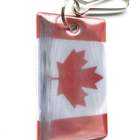Two Sided Soft Canadian Flag Reflector, TRUE NORTH STRONG AND FREE