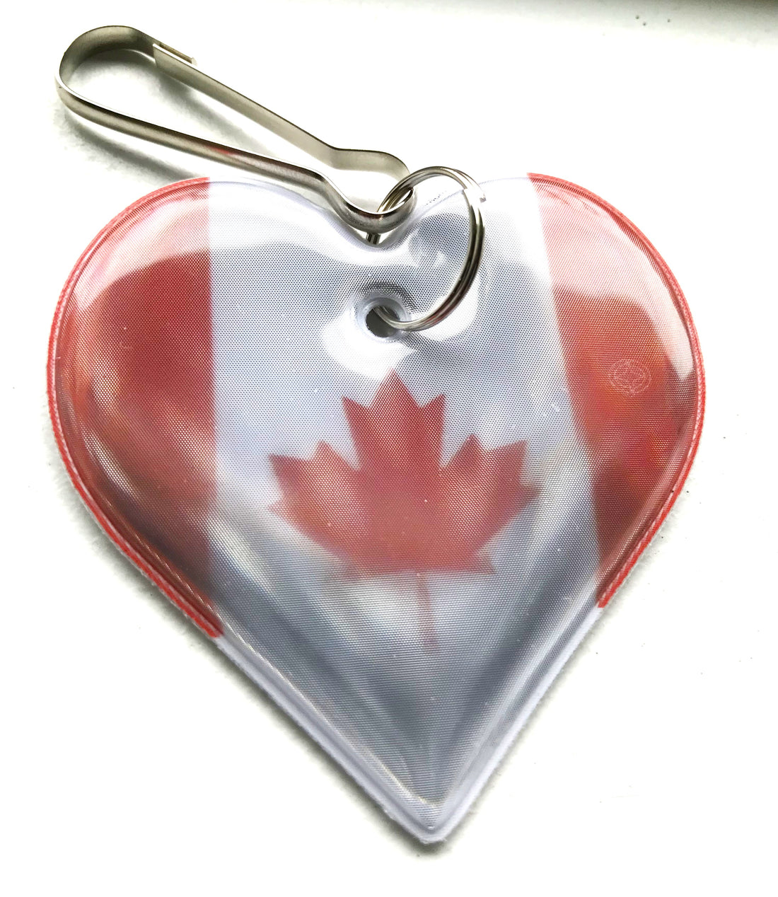 Soft Double Sided Heart Canadian Flag FOR CANADA UNITED WE STAND!