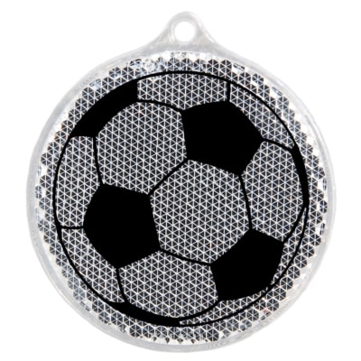 Hard White Round Soccer Ball Reflector