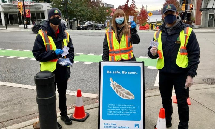 ICBC FALL FEATHER SAFETY REFLECTOR CAMPAIGN